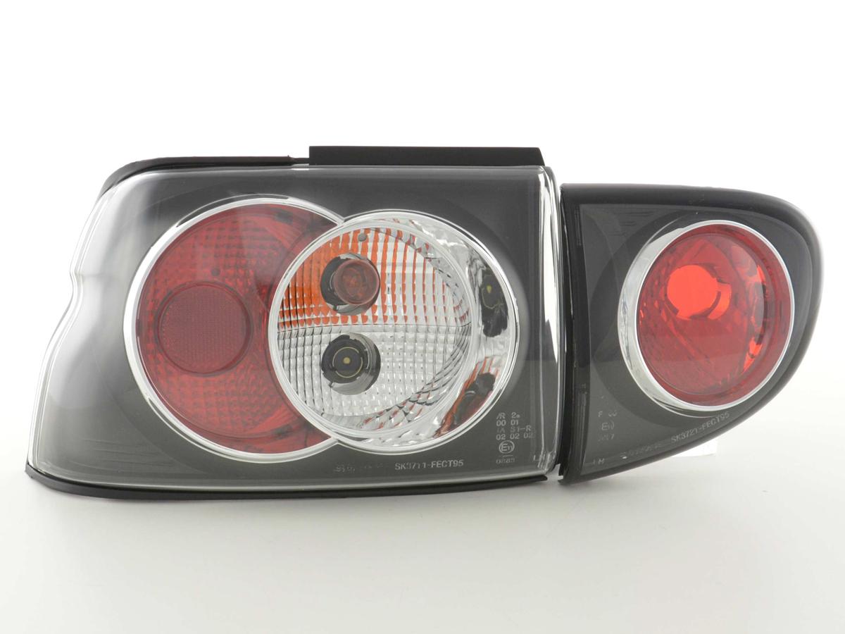 Rückleuchten Set Ford Escort Typ MK6 Bj. 95- schwarz