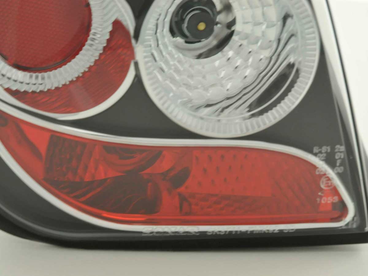 Rückleuchten Set Ford Fiesta 3-trg. Typ MK3 Bj. 92-95 schwarz