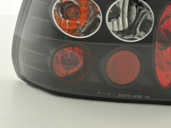 Rückleuchten Set Opel Astra F  91-98 schwarz
