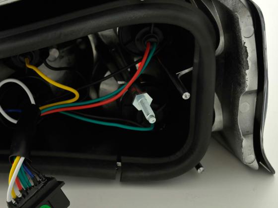 Rückleuchten Set Peugeot 106 Typ 1C 1A Bj. 96-03 schwarz