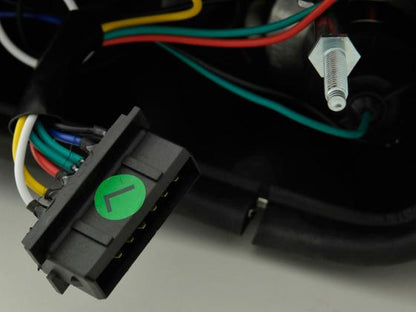 Rückleuchten Set Peugeot 106 Typ 1C 1A Bj. 96-03 schwarz