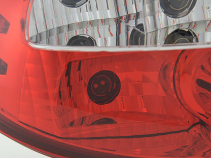 Rückleuchten Set Peugeot 206 Typ 2*** Bj. 98-05 klar/rot