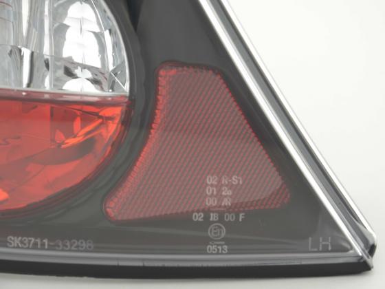 Rückleuchten Set Renault Clio Typ B  98-01 schwarz
