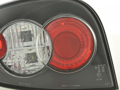 Rückleuchten Set Renault Megane 3-trg. Typ DABALAKAEA Bj. 96-98 schwarz