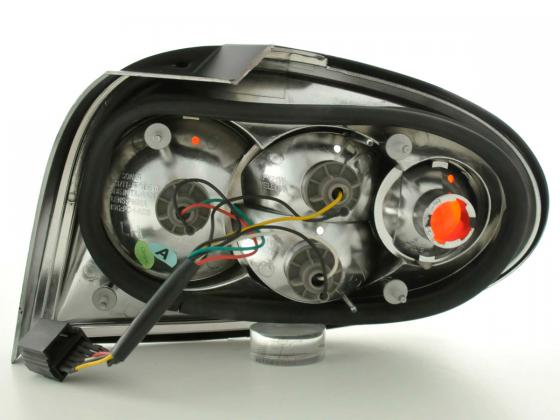 Rückleuchten Set Renault Megane 3-trg. Typ DABALAKAEA Bj. 96-98 schwarz