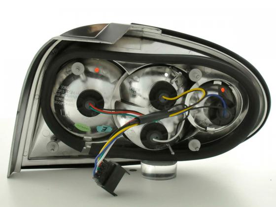 Rückleuchten Set Renault Megane 3-trg. Typ DABALAKAEA Bj. 99-02 schwarz