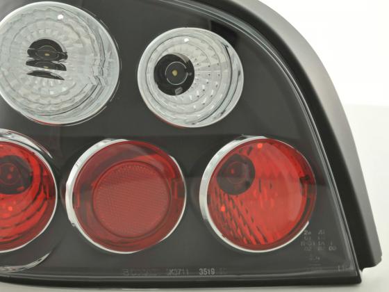 Rückleuchten Set Renault Megane 5-trg. Typ DABALAKAEA Bj. 99-02 schwarz