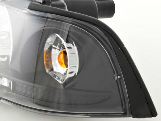 Scheinwerfer Set Angel Eyes BMW 3er E36 Coupe/Cabrio Bj. 92-98 schwarz