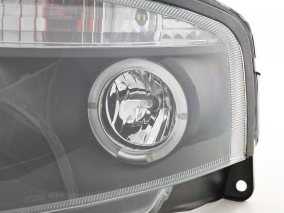 Scheinwerfer Set Citroen C3  02-08 schwarz