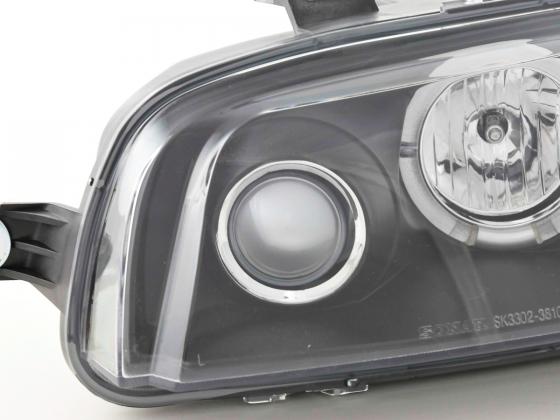 Scheinwerfer Set Fiat Punto 2 Typ 188 Bj. 99-02 schwarz