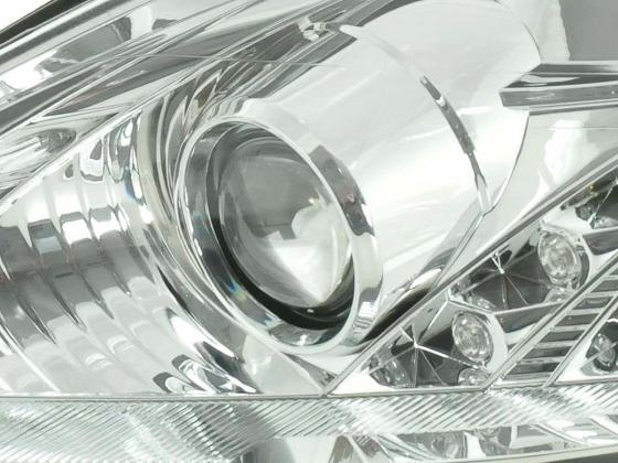 Scheinwerfer Set Ford Focus 2 Typ C307 Bj. 08-10 chrom