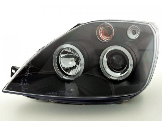 Scheinwerfer Set Ford Fiesta Typ MK6 Bj. 03-07 schwarz