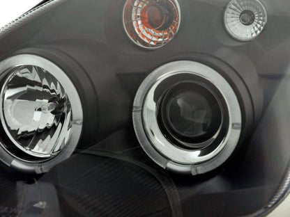 Scheinwerfer Set Ford Fiesta Typ MK6 Bj. 03-07 schwarz