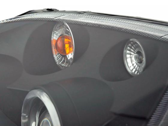 Scheinwerfer Set Ford Fiesta Typ MK6 Bj. 03-07 schwarz