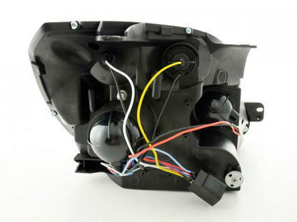 Scheinwerfer Set Ford Fiesta Typ MK6 Bj. 03-07 schwarz