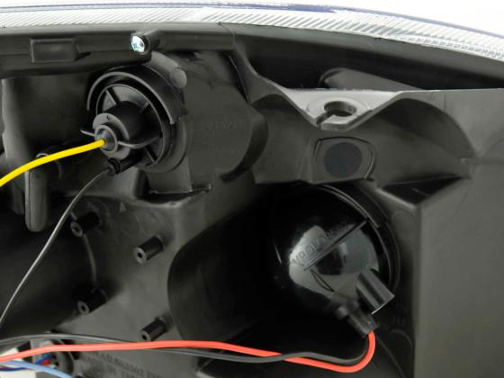 Scheinwerfer Set Ford Fiesta Typ MK6 Bj. 03-07 schwarz