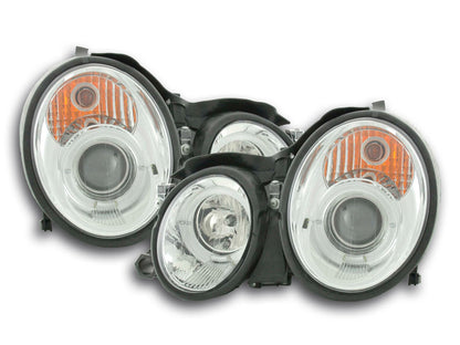 Scheinwerfer Set Mercedes CLK Typ W208 Bj. 98-02 chrom