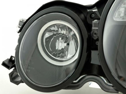 Scheinwerfer Set Mercedes E-Klasse Typ W210 Bj. 99-01 schwarz für Rechtslenker