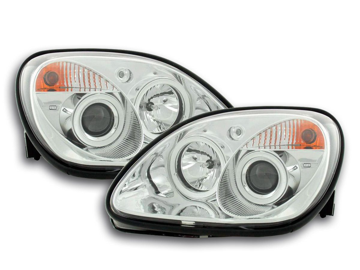 Scheinwerfer Set Mercedes SLK Typ R170  96-97 / 01-02 chrom