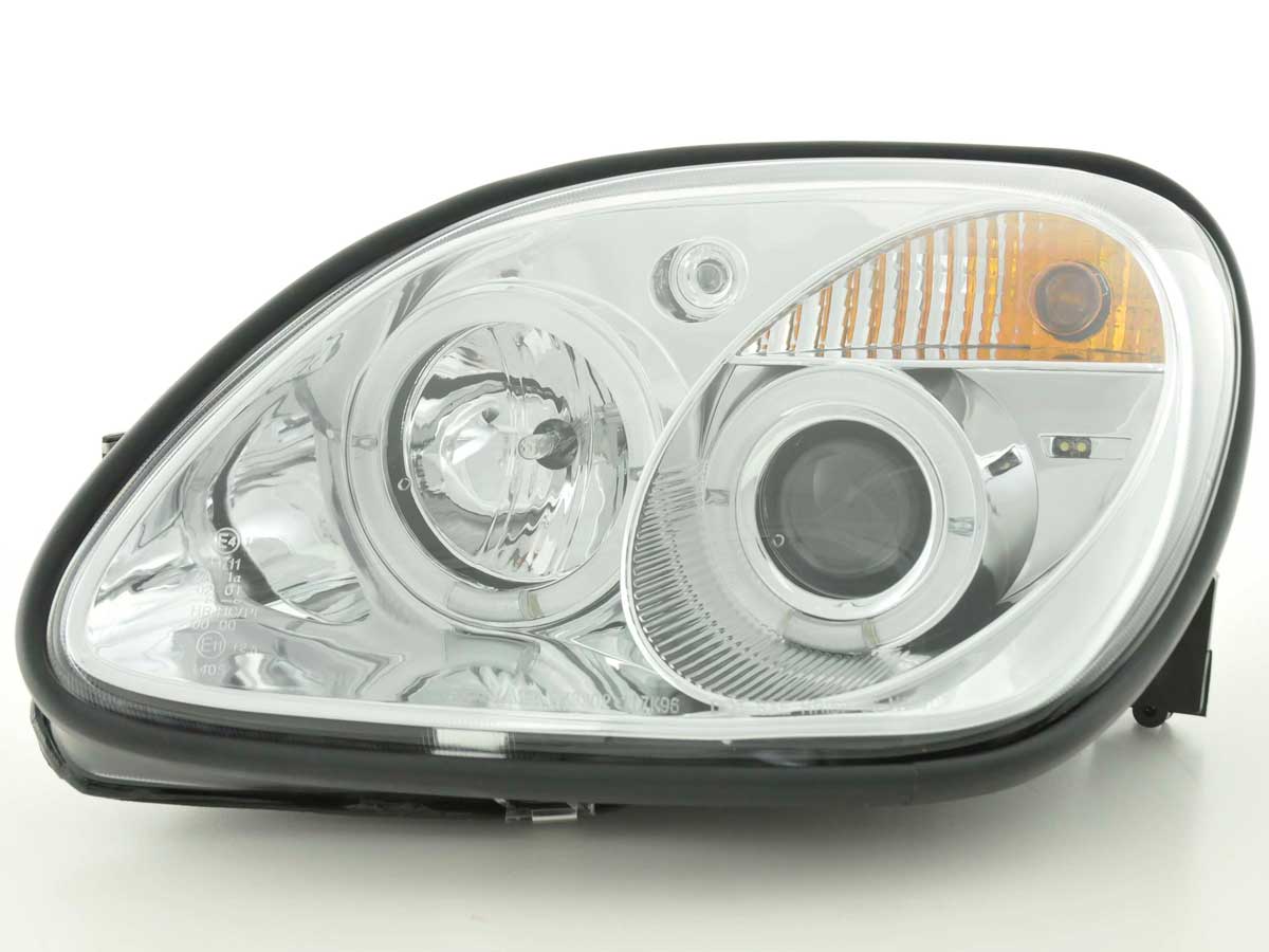 Scheinwerfer Set Mercedes SLK Typ R170  96-97 / 01-02 chrom