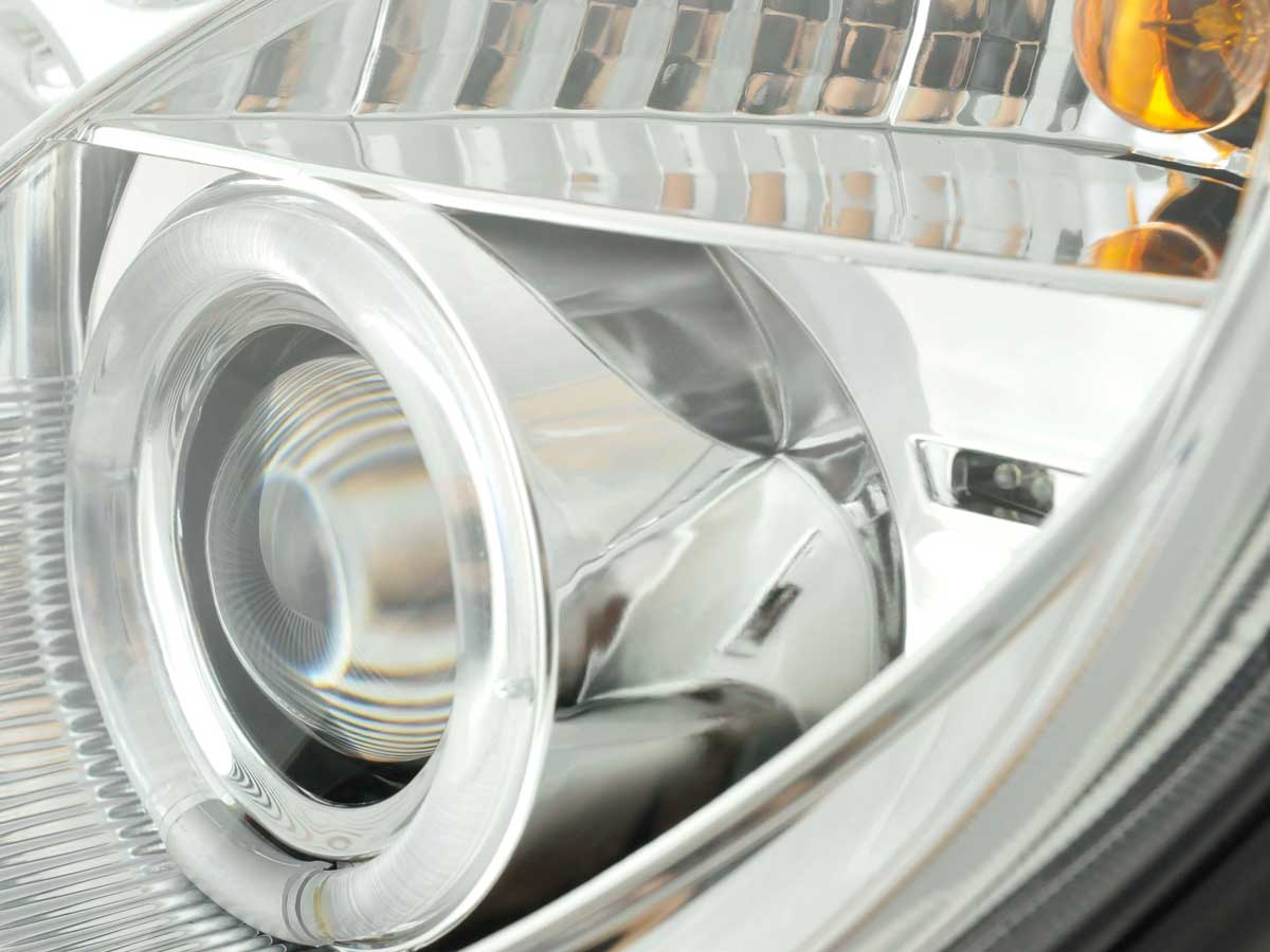 Scheinwerfer Set Mercedes SLK Typ R170  96-97 / 01-02 chrom