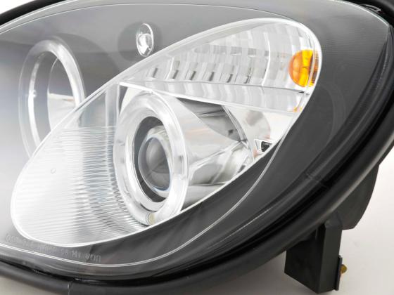 Scheinwerfer Set Mercedes SLK Typ R170  96-02 schwarz