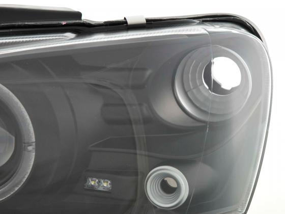 Scheinwerfer Set Peugeot 106 Bj. 96-03 schwarz