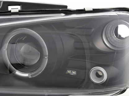 Scheinwerfer Set Peugeot 106 Bj. 96-03 schwarz