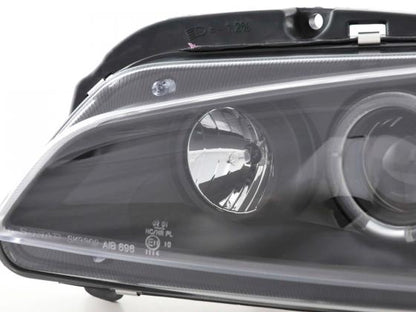 Scheinwerfer Set Peugeot 106 Bj. 96-03 schwarz