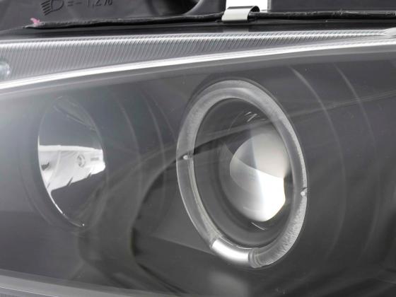 Scheinwerfer Set Peugeot 106 Bj. 96-03 schwarz