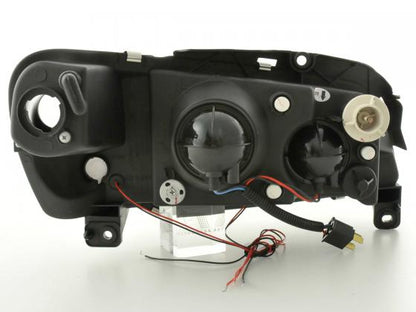 Scheinwerfer Set Peugeot 106 Bj. 96-03 schwarz