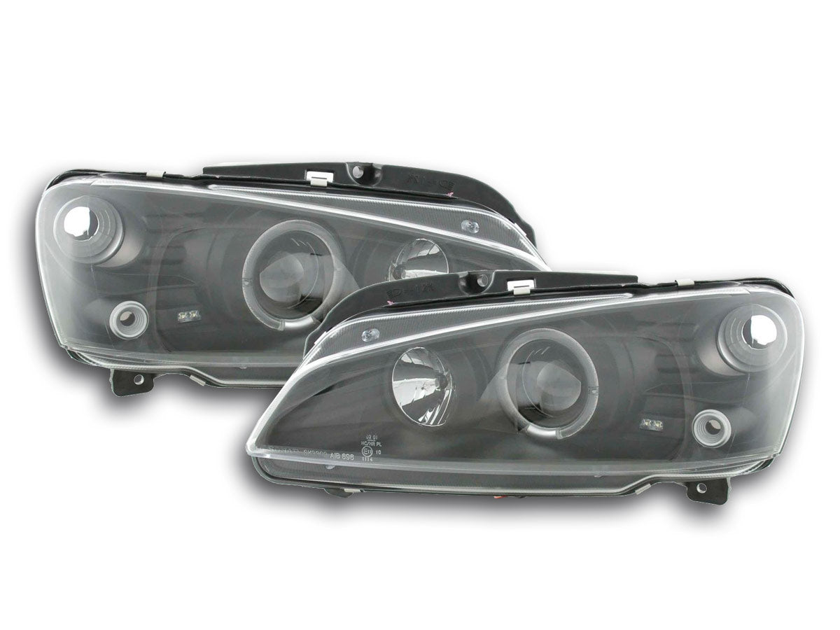 Scheinwerfer Set Peugeot 106 Bj. 96-03 schwarz