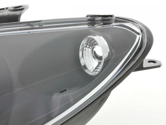 Scheinwerfer Set Angel Eyes Peugeot 206 Bj. 98-03 schwarz