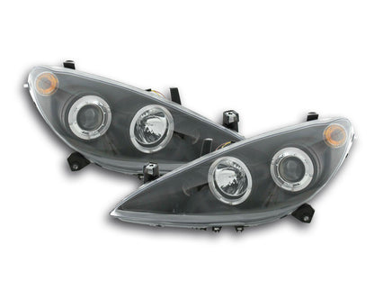 Scheinwerfer Set Peugeot 307 Bj. 01-06 schwarz