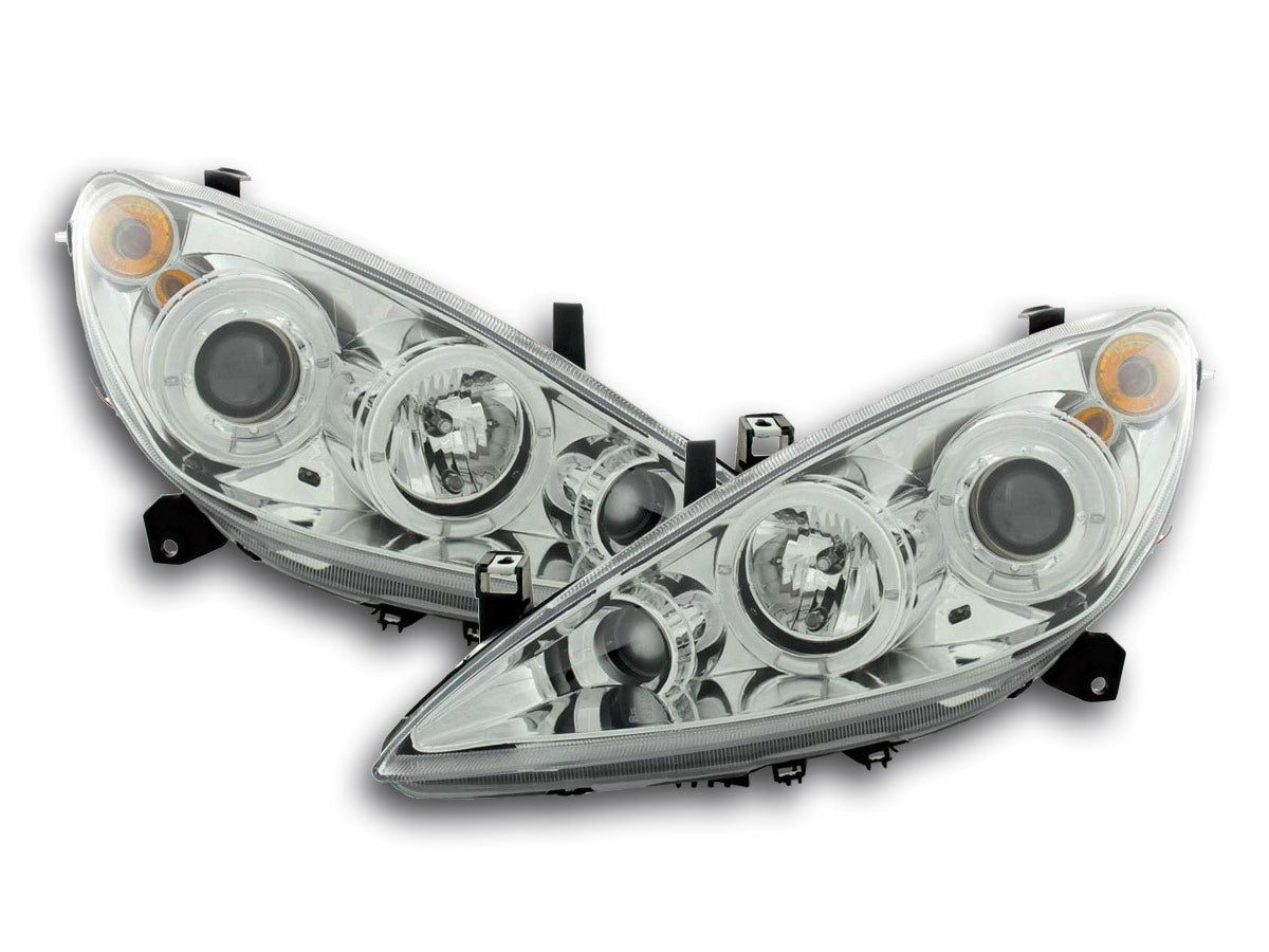 Scheinwerfer Set Peugeot 307 Bj. 01-06 chrom
