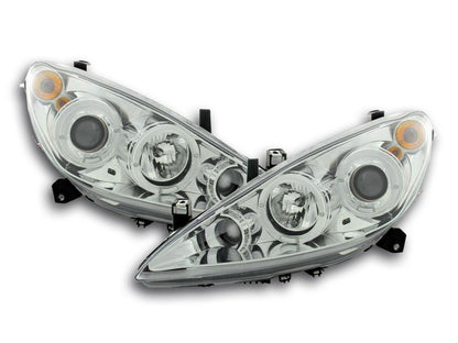 Scheinwerfer Set Peugeot 307 Bj. 01-06 chrom