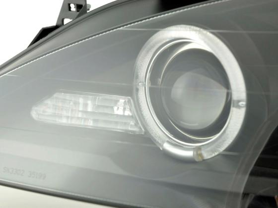Scheinwerfer Set Renault Megane 1 3/5-trg. Bj. 99-02 schwarz