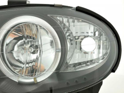 Scheinwerfer Set Renault Megane 1 3/5-trg. Bj. 99-02 schwarz