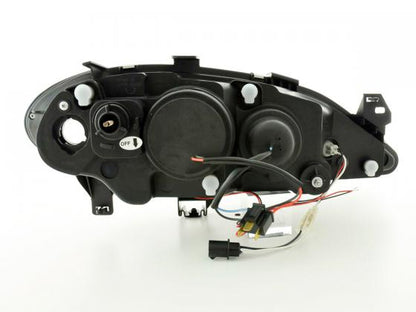 Scheinwerfer Set Renault Megane 1 3/5-trg. Bj. 99-02 schwarz