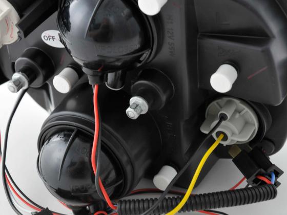 Scheinwerfer Set Renault Twingo Bj. 93-00 schwarz