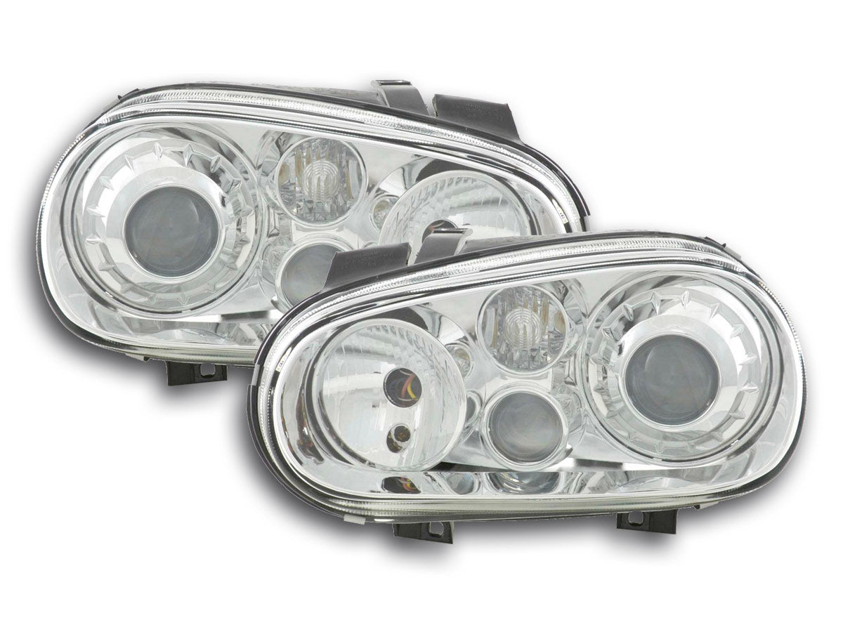 Scheinwerfer Set VW Golf 4 Typ 1J 98-03 chrom