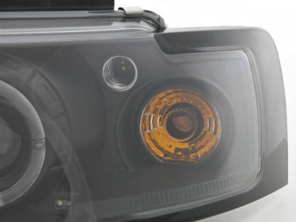 Scheinwerfer Set Angel Eyes VW Passat Typ 3B Bj. 97-00 schwarz