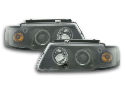 Scheinwerfer Set Angel Eyes VW Passat Typ 3B Bj. 97-00 schwarz