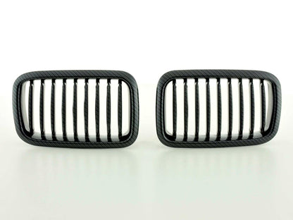 Sportgrill Frontgrill Grill BMW 3er Typ E36 Bj. 91-95 Carbon Look