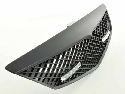 Sportgrill mit Positionslicht Frontgrill Mazda 2 Typ DY Bj. 03-07 schwarz