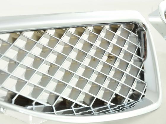 Sportgrill Frontgrill Grill Renault Megane Typ DA/BA/LA/KA/EA Bj. 99-02 chrom