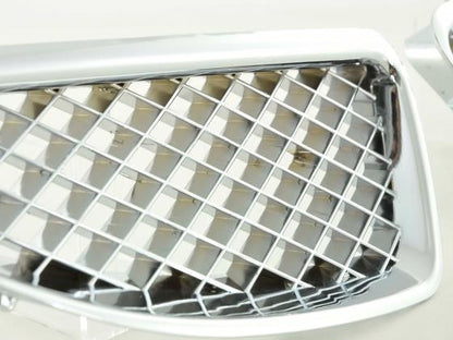 Sportgrill Frontgrill Grill Renault Megane Typ DA/BA/LA/KA/EA Bj. 99-02 chrom