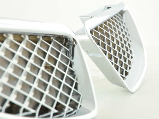 Sportgrill Frontgrill Grill Renault Megane Typ DA/BA/LA/KA/EA Bj. 99-02 chrom