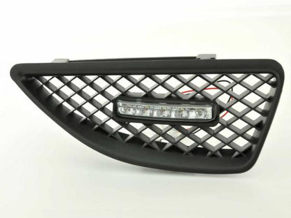 Sportgrill mit Positionslicht Frontgrill Renault Megane Bj. 99-02 schwarz