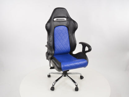 FK Sportsitz Bürodrehstuhl Detroit schwarz/blau Chefsessel Drehstuhl Bürostuhl